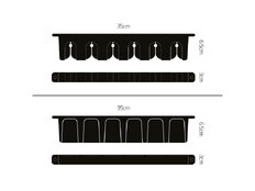 Support Canne Delphin WallHOLD | 35x6.5x3cm