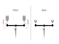 Buzzbar pour 2 cannes Delphin SimpleBUZZ | 30cm