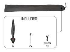 Parapluie Delphin ATOMA RaceSHAD | 250cm