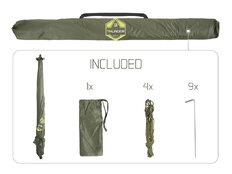 Auvent Delphin THUNDER FullWALL | 250cm 4/4
