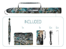 Auvent Delphin CLASSA CAMO | 250cm 3/4