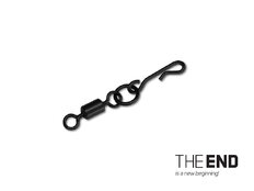 Émerillon avec anneau et clip rapide Delphin THE END Q-Cast / par 10