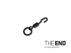 Émerillon avec anneau et clip rapide Delphin THE END Ronnie / par 10 | #6/13kg