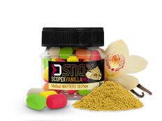 Appât MIX D SNAX WAFT 10x7mm/20g | Scopex-vanille