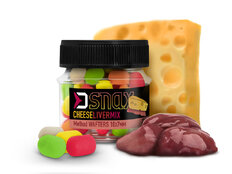 Appât MIX D SNAX WAFT 10x7mm/20g | Fromage-foie