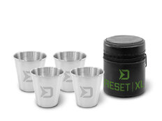 Lot de verres inox Delphin RESET XL 4en1