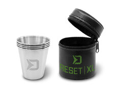 Lot de verres inox Delphin RESET XL 4en1