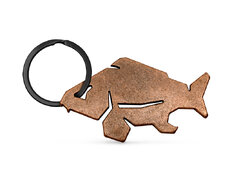 Porte-clés ouvre-bouteille Delphin CARPENER bronze | bronze