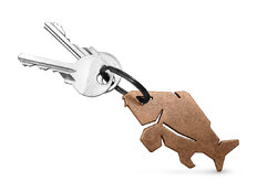 Porte-clés ouvre-bouteille Delphin CARPENER bronze | bronze