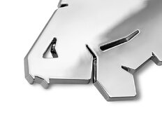 3D autocollant Delphin CARP chrome | chrome