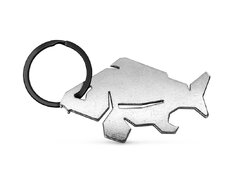 Porte-clés ouvre-bouteille Delphin CARPENER argent | argent