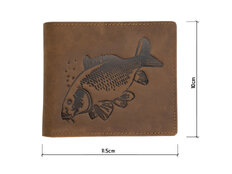 Porte-monnaie en cuir Delphin CARP Classic