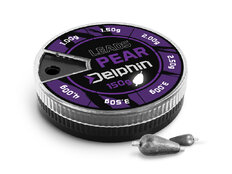 Delphin LEADS plomb poire avec tuyau lot | 150g / 1,0-4,0g