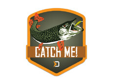 Autocollant Delphin CatchME! BROCHET | 9x8cm