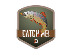 Autocollant Delphin CatchME! TRUITE | 9x8cm