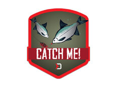 Autocollant Delphin CatchME! FEEDER | 9x8cm