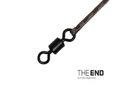 Bas de ligne THE END Leadcore + swivel / par 3 | 1m
