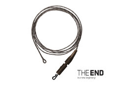 Bas de ligne THE END Leadcore + PIN clip / par 3 | 1m