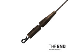 Bas de ligne THE END Leadcore + PIN clip / par 3 | 1m