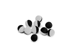 ZIG RIG boules flottantes blanc noir / par 10
