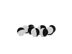 ZIG RIG boules flottantes blanc noir / par 10