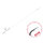 Bas de ligne Delphin FLR Sting / par 6 | 8cm / 0,22mm / BARB #8 / Sting 5mm
