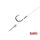 Bas de ligne Delphin FLR Sting / par 6 | 12cm / 0,22mm / BARB #12 / Sting 5mm