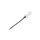 Leurre aiguillon Delphin STINGER+ anneau silicone / noir/ par 12 | 5mm
