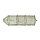 Filet en caoutchouc Delphin BASE-R | 40/120cm