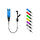 Indicateur de touche lumineux Delphin LightBLOCK | transparent