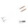 Bas de ligne Delphin THE END D-Rig / 2 pcs | 20 cm / 17lbs / #6