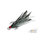 Delphin B!RD Hook TRIPLE / 3pcs | plumes noires #4