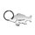 Porte-clés ouvre-bouteille Delphin CARPENER argent | argent