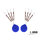 Stop float tungstène THE END / par 24 | 2x7mm / G-ROUND