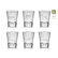 Lot de petits verres Delphin SHOTY 6 en 1