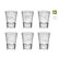 Lot de petits verres Delphin SHOTY 6 en 1
